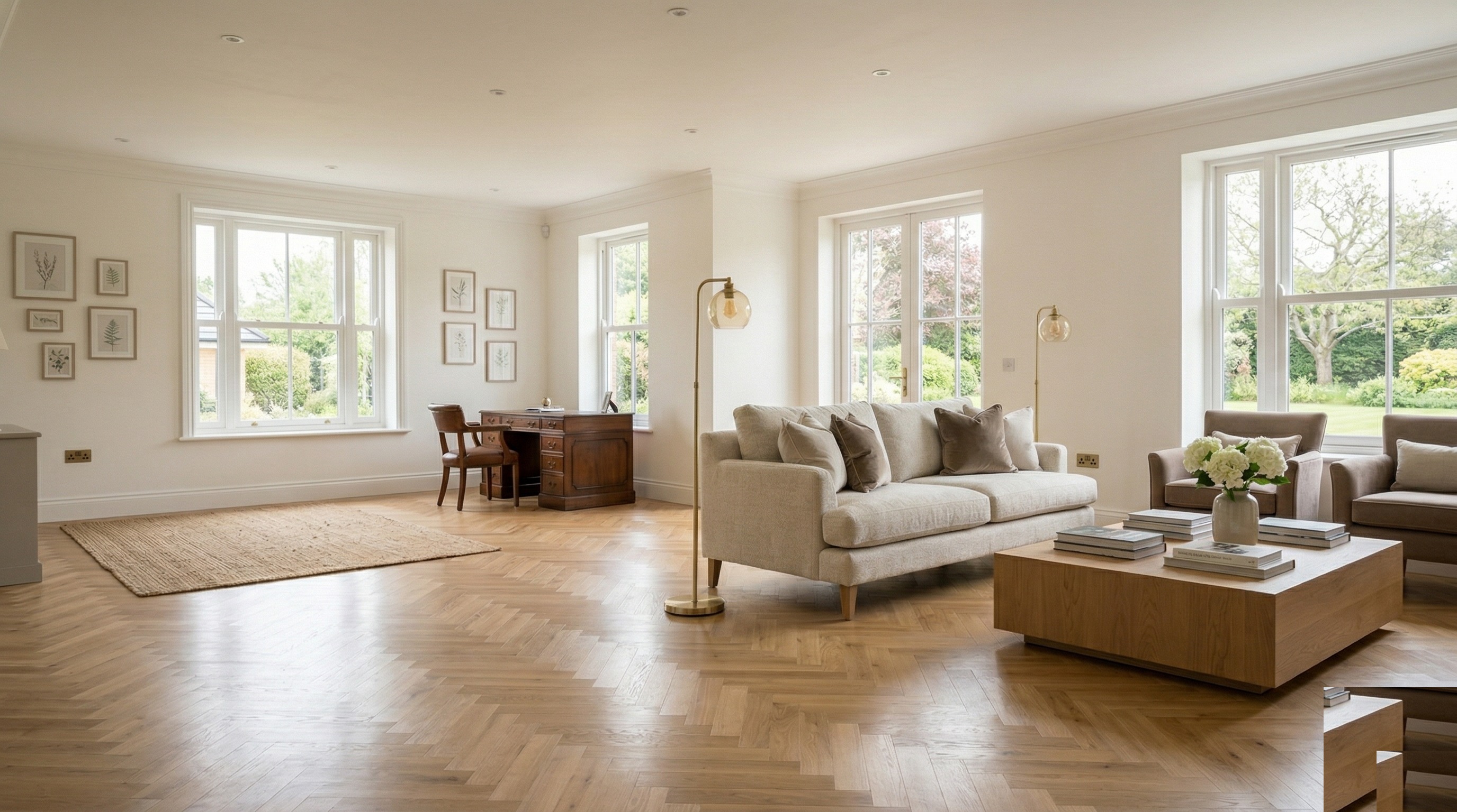 Bright, freshly maintained interior cared for by the H360 team